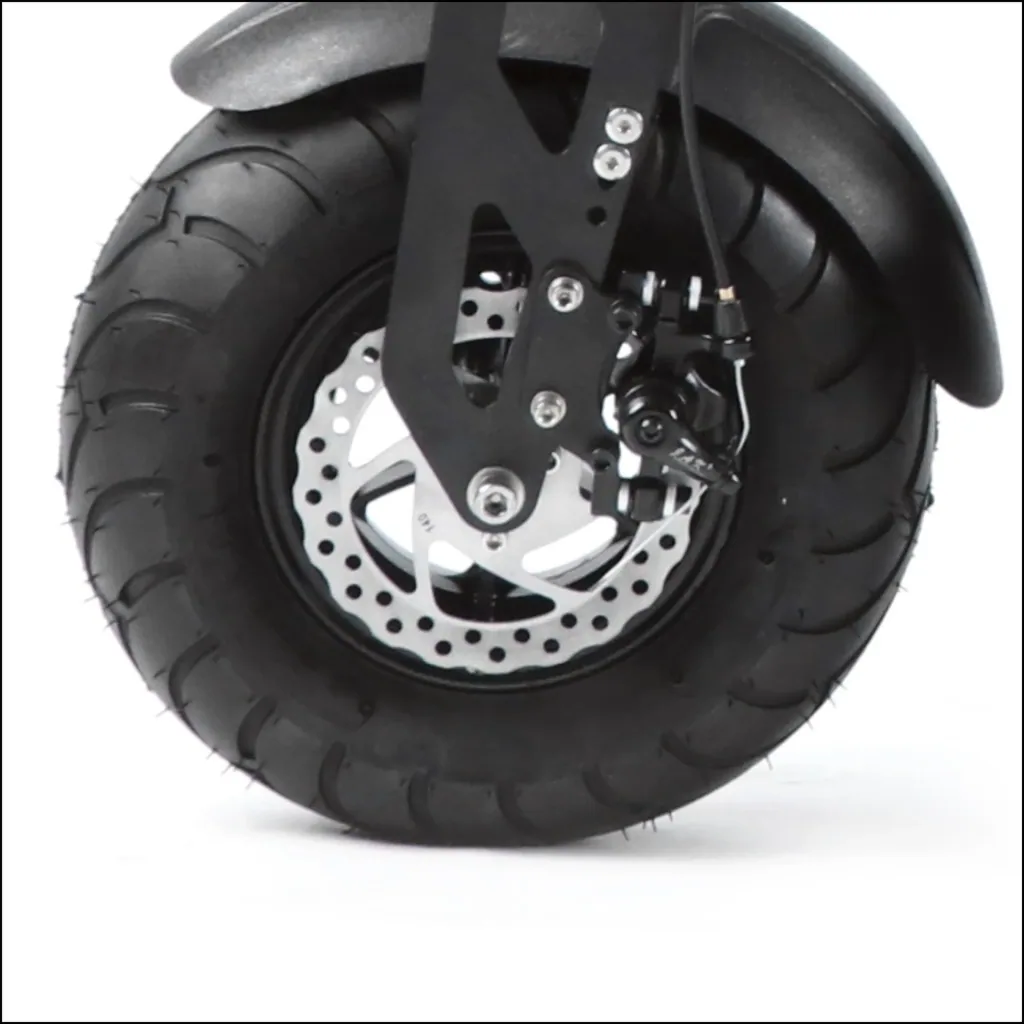 Elektro-Faltroller Speedster Safety Plus 45 km/h 1000 Watt, inkl. Blinkanlage, Gepäckcase und Lithium-Ionen Akku, Schwarz.