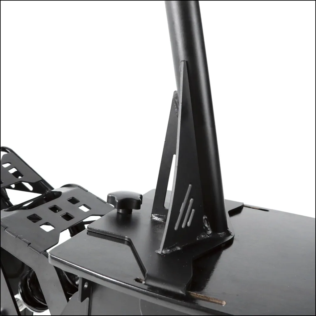 Elektro-Faltroller Speedster Safety Plus 45 km/h 1000 Watt, inkl. Blinkanlage, Gepäckcase und Lithium-Ionen Akku, Schwarz.