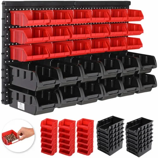 Mancave Holzwerkbank MIT Deuba Werkzeugwand 2er Set