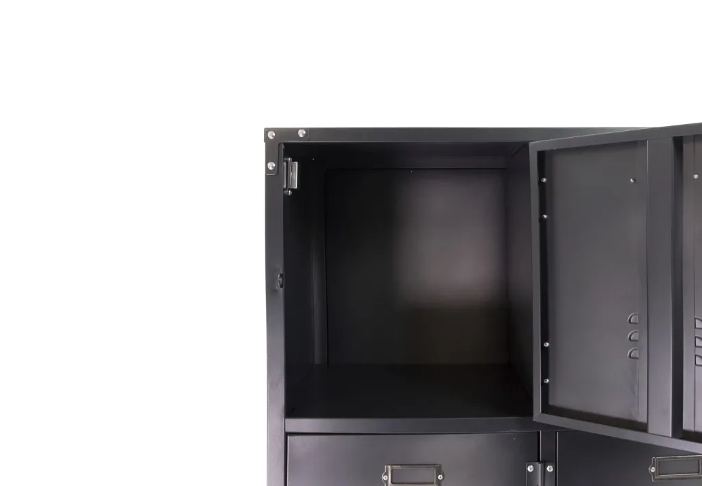 Metallschrank Vintage mit 6 Türen