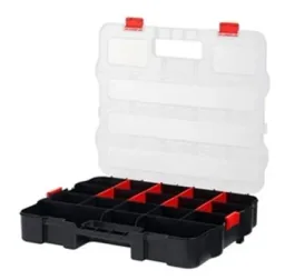 Sortimentskasten Compact 470, Kleinteilemagazin mit 18 Fächern