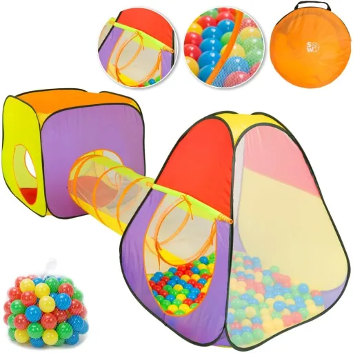 Spielwerk 3-teiliges Spielzelt mit Tunnel