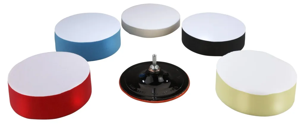 Profi Polierschwamm Set 6 tlg., 150 mm für alle Einsatzbereiche
