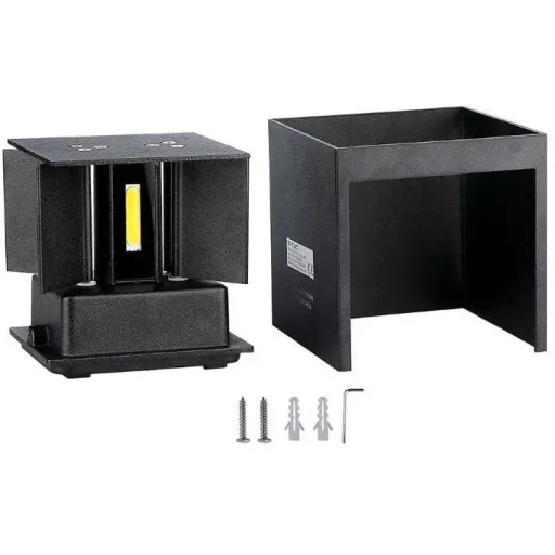 VT-759 LED-Wandleuchte - 5W - 3000K - 700 Lumen - Schwarz