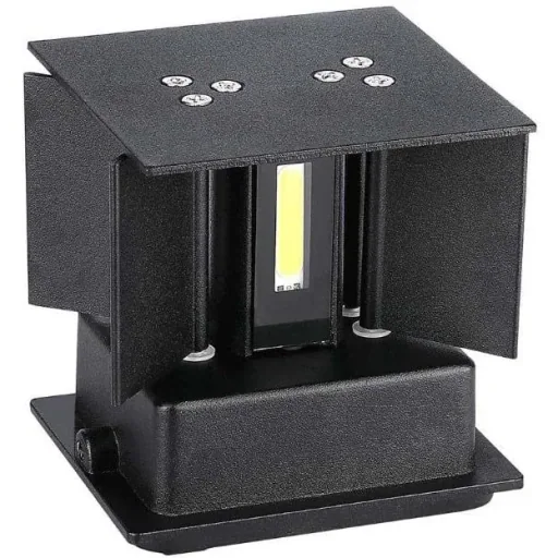 VT-759 LED-Wandleuchte - 5W - 3000K - 700 Lumen - Schwarz
