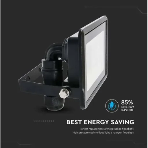 VT-128 LED-Flutlicht - 20 W - 1510 Lm - 4000K - Schwarz