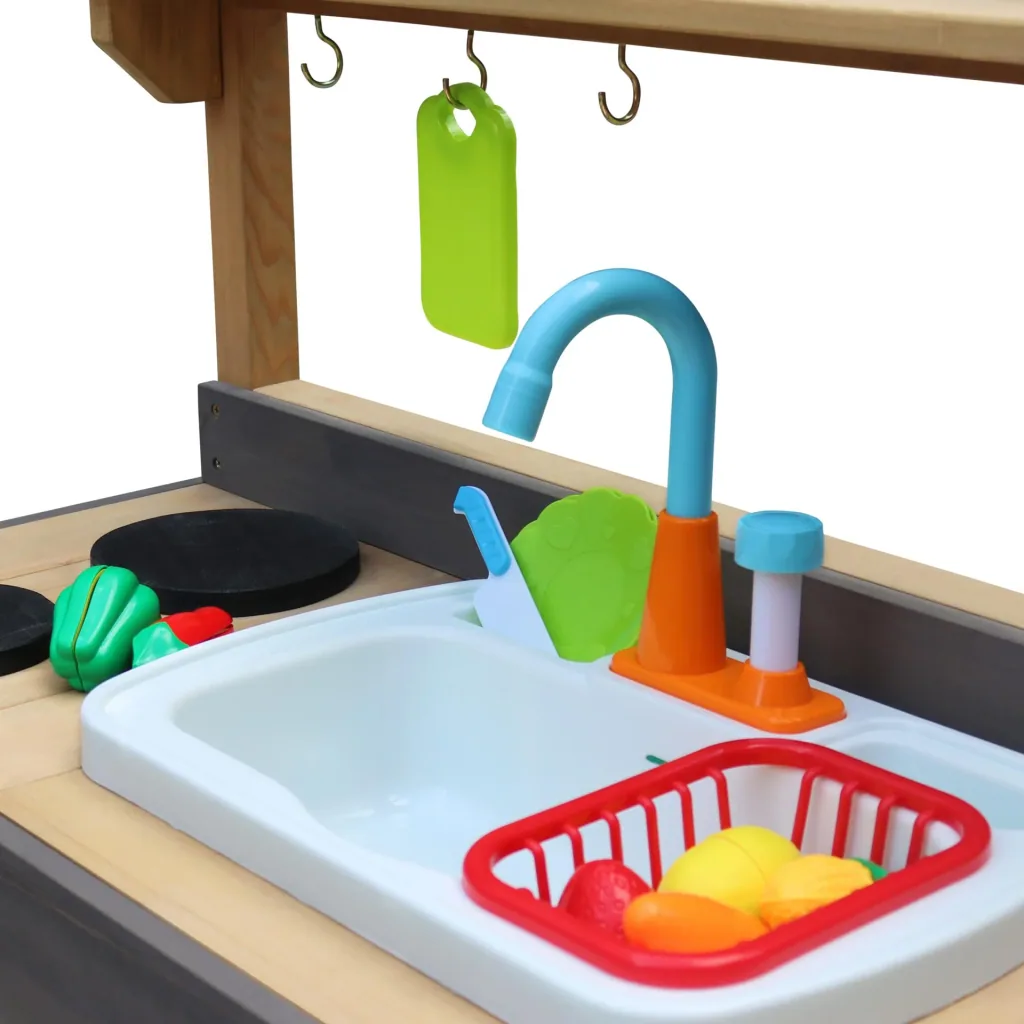 Rosa Sand & Wasser Spielküche Medium