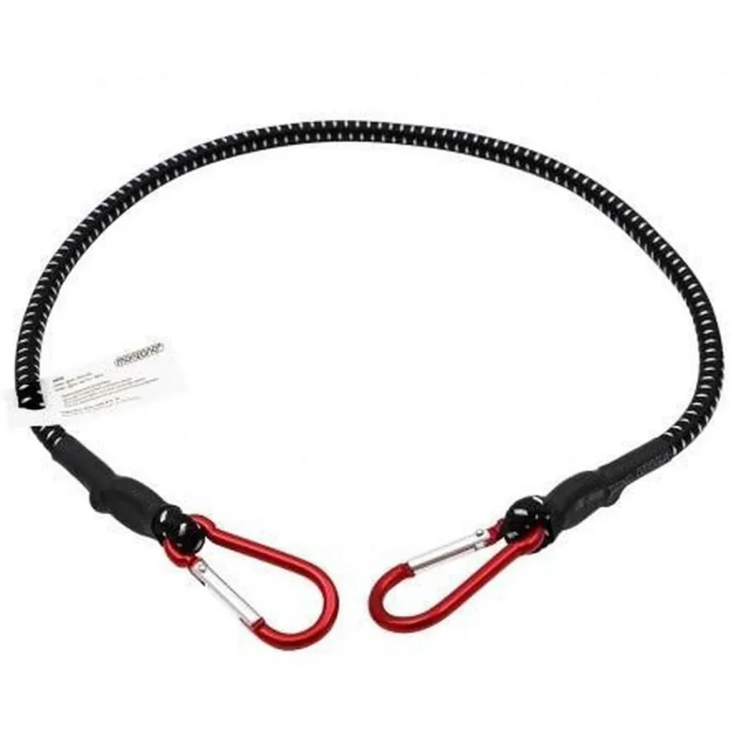Schnellverschlussbinder mit Karabiner 80cm x 10 mm - 2er Set - 80Cm