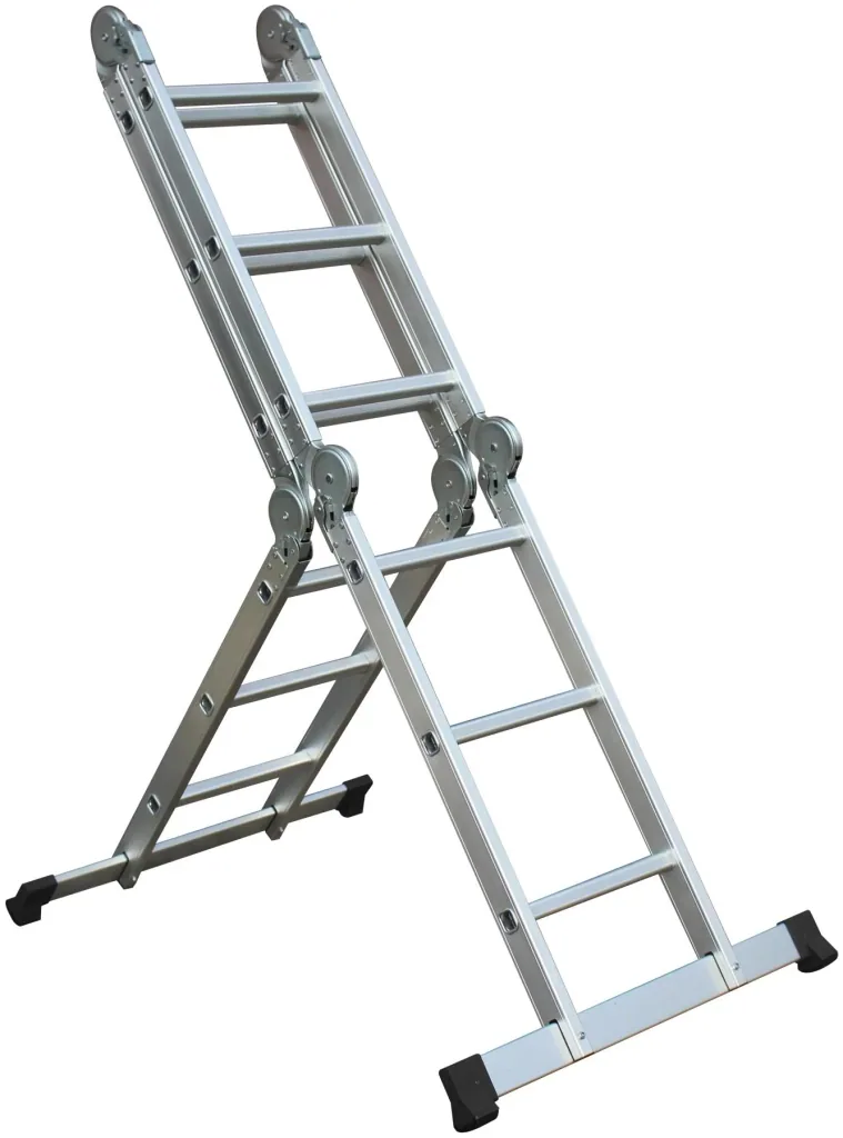 Alu-Vielzweckleiter 4x3 Sprossen 7 in 1